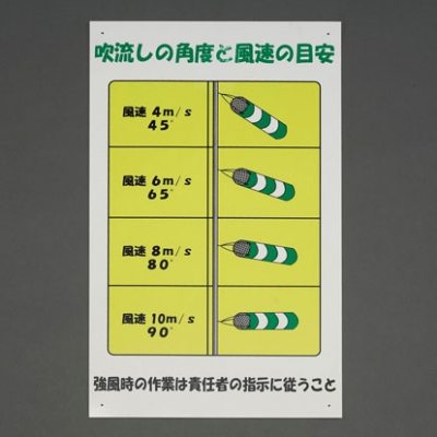 喜一 ESCO EA983BD-62 300x500mm吹流し標識 廣州藤野代理