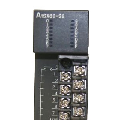 日本三菱 mitsubishi  A1SX80-S2  A系列PLC輸入模塊 A1SX80-S2  DC電源16點輸入正負極公共端共用